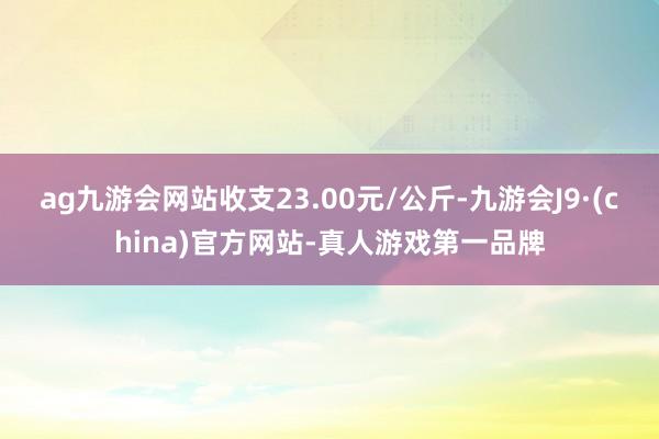 ag九游会网站收支23.00元/公斤-九游会J9·(china)官方网站-真人游戏第一品牌