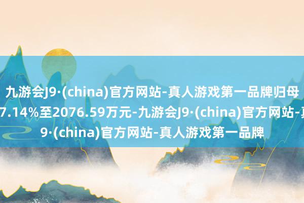 九游会J9·(china)官方网站-真人游戏第一品牌归母净利润同比着落27.14%至2076.59万元-九游会J9·(china)官方网站-真人游戏第一品牌