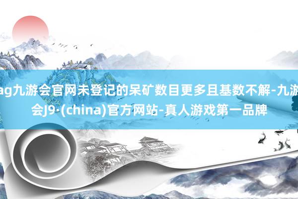 ag九游会官网未登记的呆矿数目更多且基数不解-九游会J9·(china)官方网站-真人游戏第一品牌