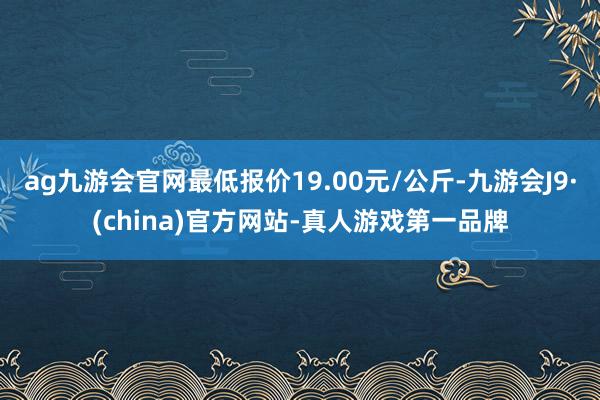 ag九游会官网最低报价19.00元/公斤-九游会J9·(china)官方网站-真人游戏第一品牌